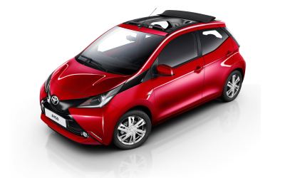 Toyota’s Aygo loses blows its top as summer approaches