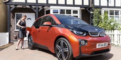 BMW i3 Charging at a home