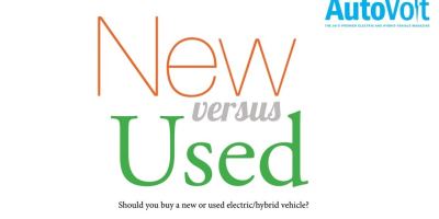 Buying New versus Used Electric and Hybrid Vehicles