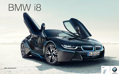 Updates of the BMW i8 gives it more electric range and power