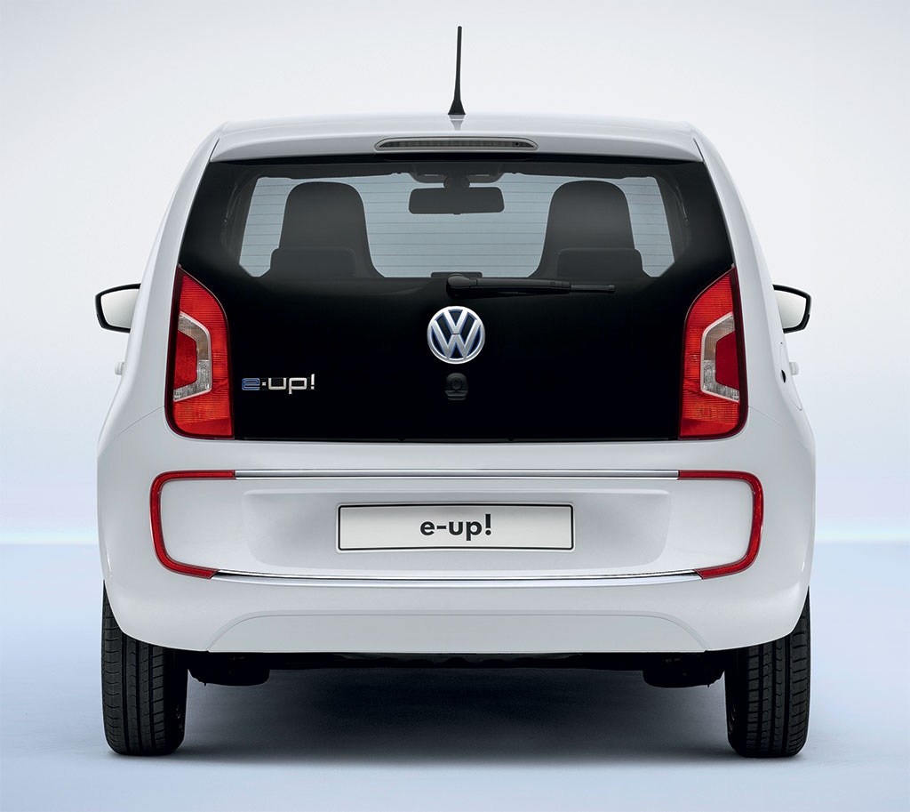  Volkswagen e-up rear view