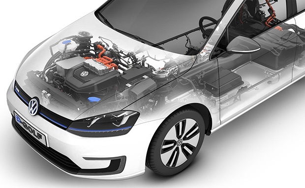 VW e-golf electric car